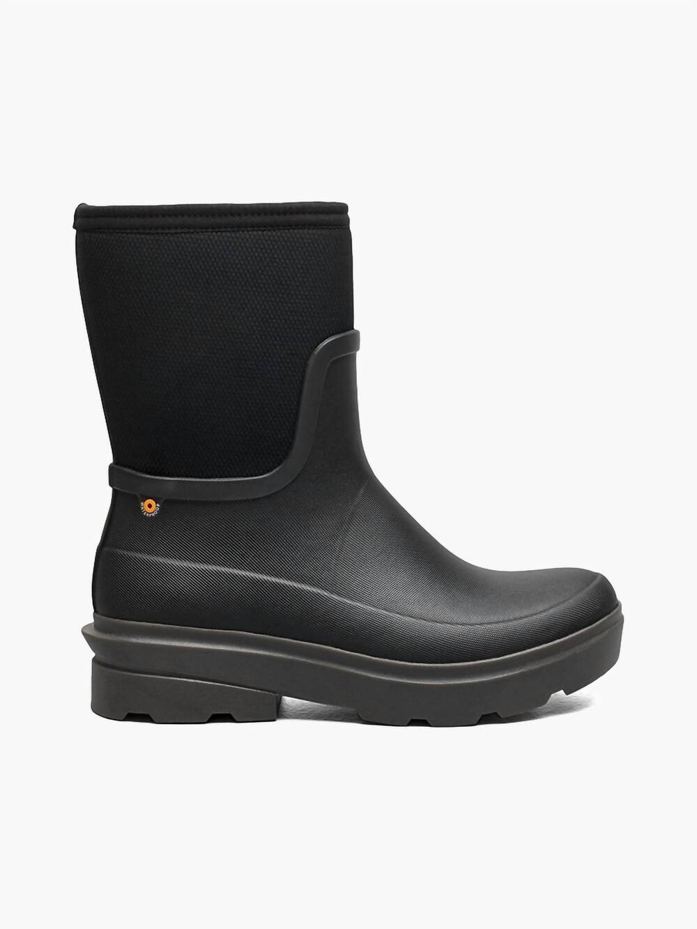 NEW BOGS women's hazel mid zip boots in black